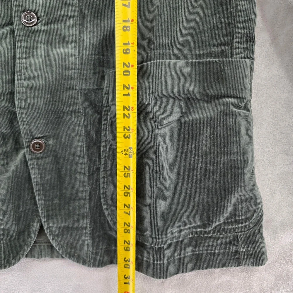 Relwen Cord Trap Blazer Mens‎ XL Green Corduroy Field Jacket Huckberry NEW